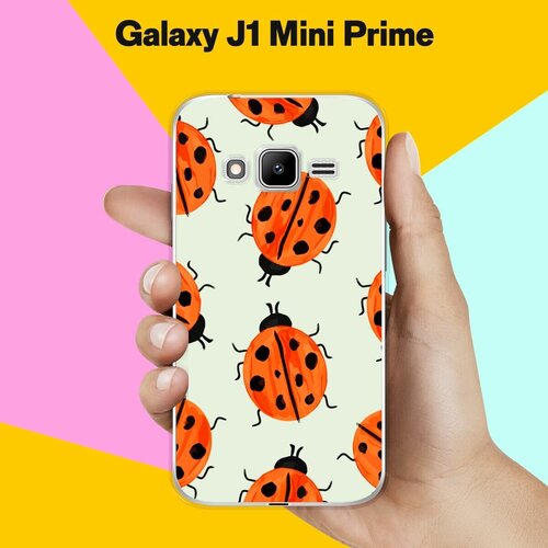 Силиконовый чехол на Samsung Galaxy J1 Mini Prime Коровки / для Самсунг Галакси Джей 1 Мини Прайм пластиковый чехол поцелуй 1 на samsung galaxy s4 mini самсунг галакси с 4 мини