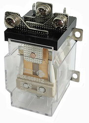 Силовое промежуточное реле JQX-60F 220Vac, 60A CO-контакт, катушка 220В 50Гц для стабилизаторов Ресента
