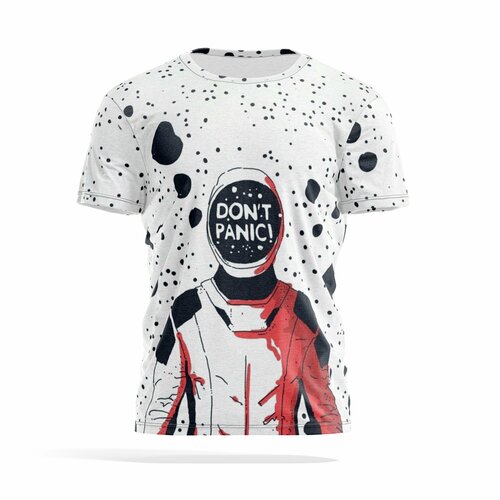 фото Футболка panin brand, размер xl, белый, бежевый