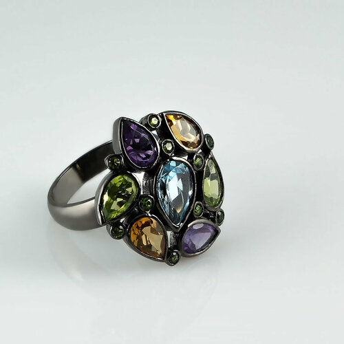 фото Кольцо серебро, 925 проба milana silver