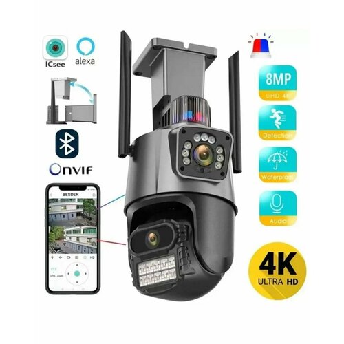 Камера уличная c двумя объективами 8 мп 465000₽