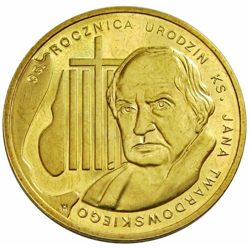2 злотых 2010 Польша, 95 лет со дня рождения Яна Якуба Твардовского