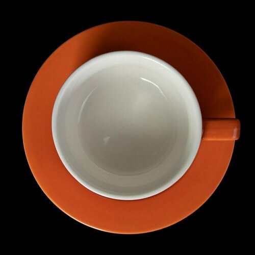 Чайная пара 300мл, оранжевый 