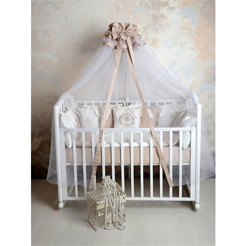 Комплект для детской кроватки МамаШила Императорский пудровый универсальный 2-501-Р 12143₽