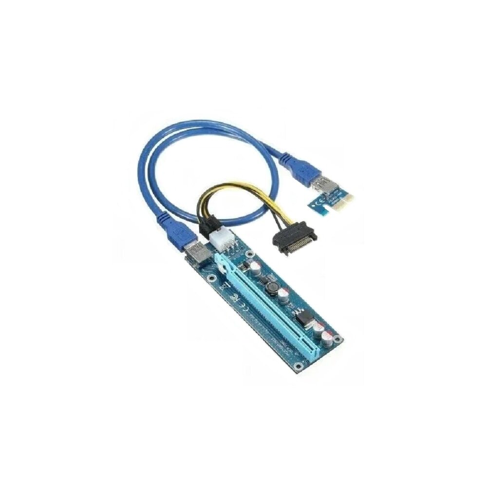 Переходник PCE164P-N03 Ver007S, PCI-Ex1 M > PCI-Ex16 F