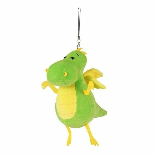 фото Мягкая игрушка "дракончик", жёлтый животик, 13 см pr-market