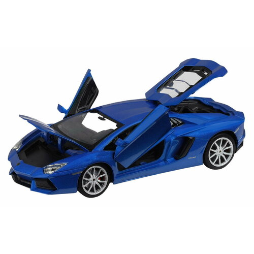 машинка металл 1 24 lamborghini siаn fkp 37 Машинка металл,1:24 1:24 Lamborghini Aventador Coupe синий,