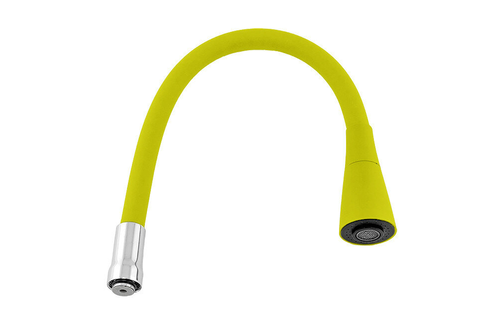 фото 0398 Излив VIKO гибкий для мойки Yellow(2-jet)