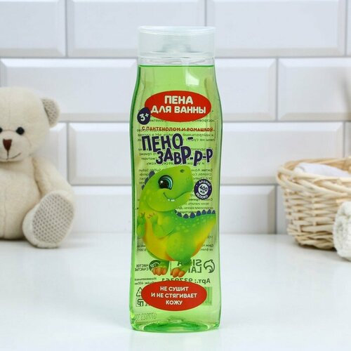 Чистое счастье Пена для ванны «Пено-заврррр», аромат зеленого яблока, 400 мл, чистое счастье
