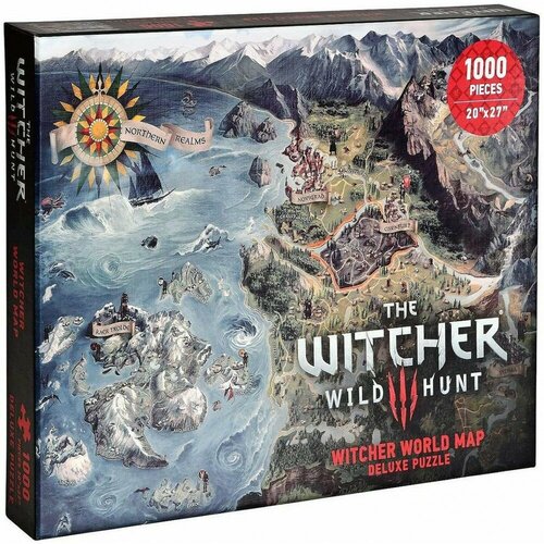 Пазл Dark Horse The Witcher 3: Wild Hunt - Witcher World Map (Deluxe)