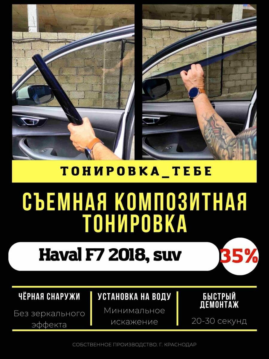 Съемная тонировка для Haval F7 suv 35%