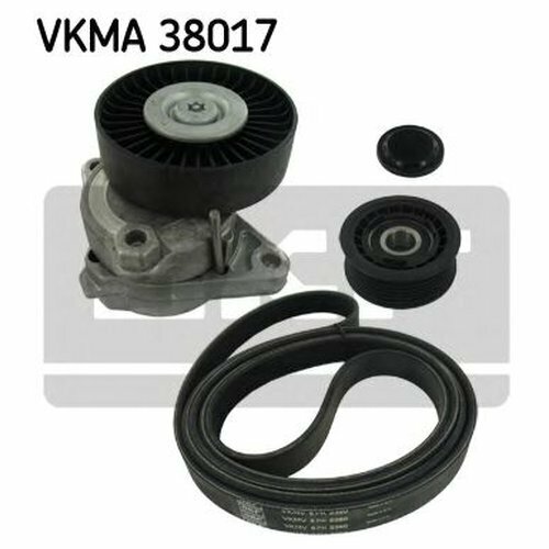 Комплект ремня поликлинового SKF vkma38017 для Chrysler Crossfire; Mercedes C-CLASS CL203, S202, S203, W202, W203, CLK A208