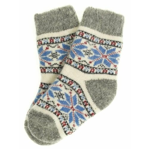 фото Носки рассказовские варежки размер 13-14, черный, серый