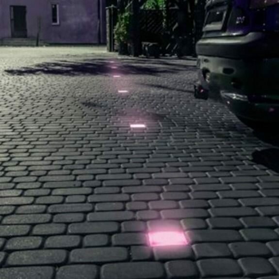 Светящаяся тротуарная плитка (LED брусчатка) Квадрат RGB (10*10 см)