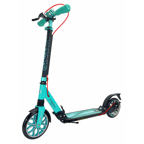 Самокат Sportsbaby Городской самокат Sportsbaby City Scooter Disk Brake MS-107 черно-бирюзовый