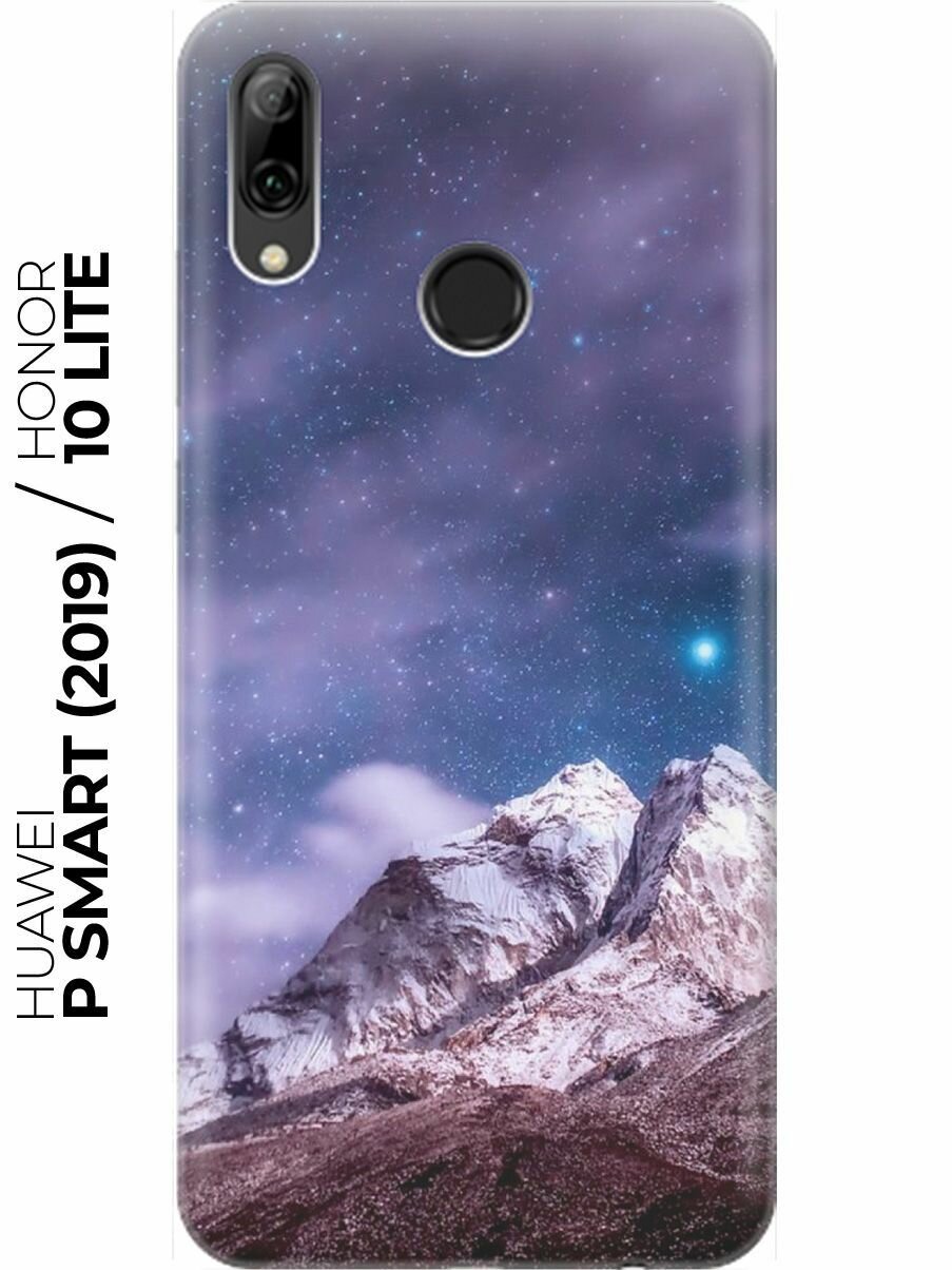 RE: PA Накладка Transparent для Huawei P Smart (2019) / Honor 10 Lite с принтом "Горы и звездное небо"