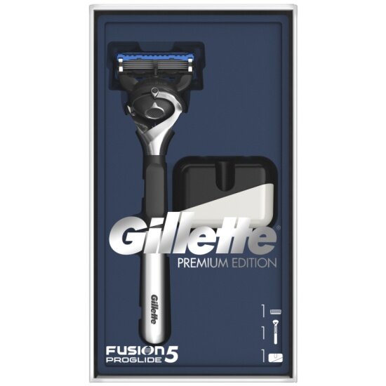 Подарочный набор Gillette (Бритва Fusion5 ProGlide + Подставка для бритвы)