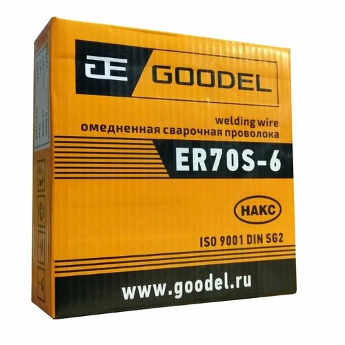 Проволока сварочная ER70S-6-О Goodel аэмз d1мм 5кг 1799₽