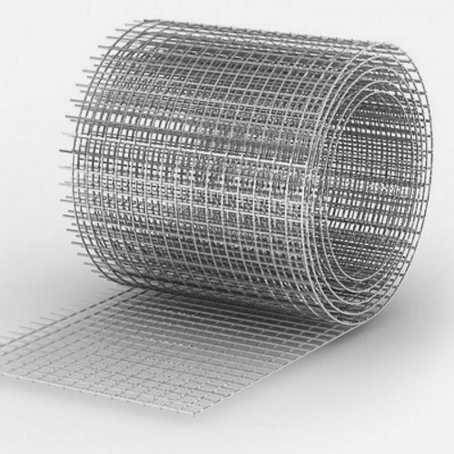 Изображение товара Сетка сварная оцинкованная 25х25х1,25 мм 0,25х50 м, низкоуглеродистая сталь