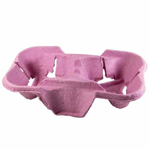 Держатель для 2-х стаканчиков, розовый (4 шт)