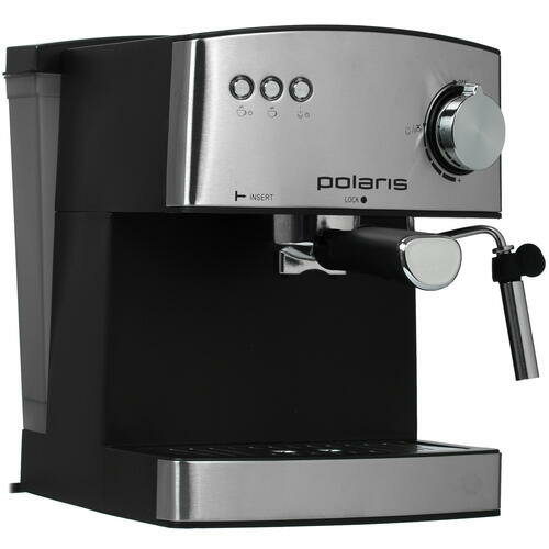 Рожковая кофеварка Polaris PCM1528AESilver