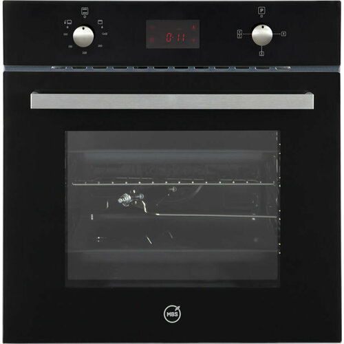Духовой шкаф MBS DG-602BL, стекло черное