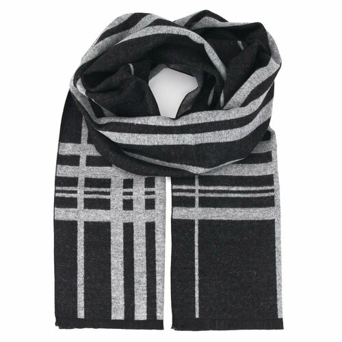 фото Шарф lekiko,183х31 см, черный