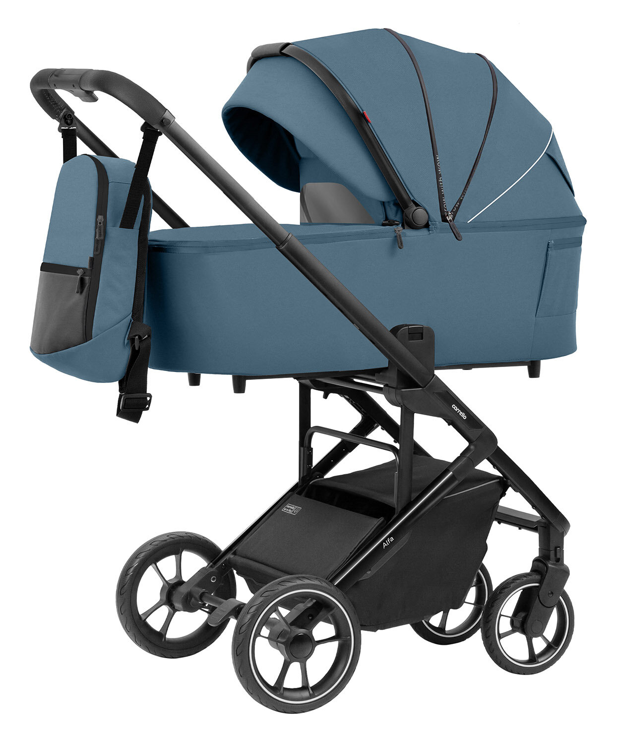 Коляска 2 в 1 Carrello Alfa CRL-6507 Indigo Blue