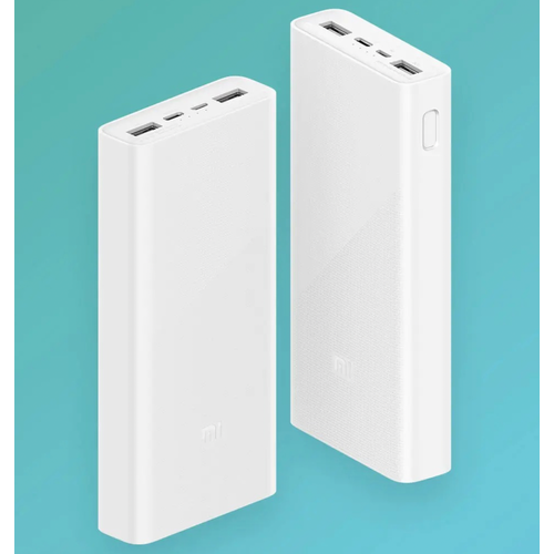 Внешний аккумулятор Xiaomi Power Bank Type-C 20000mAh белого цвета 2790₽