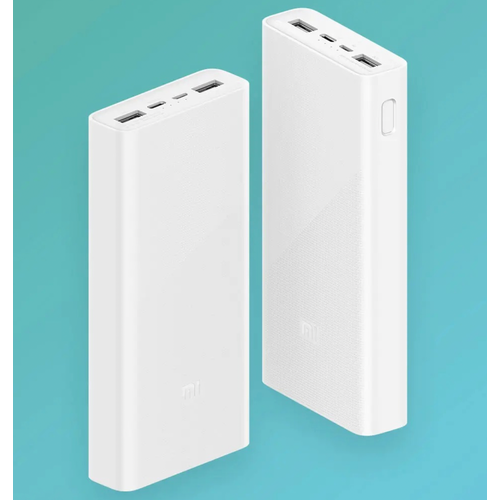 Внешний аккумулятор Xiaomi Power Bank Type-C 20000mAh белого цвета