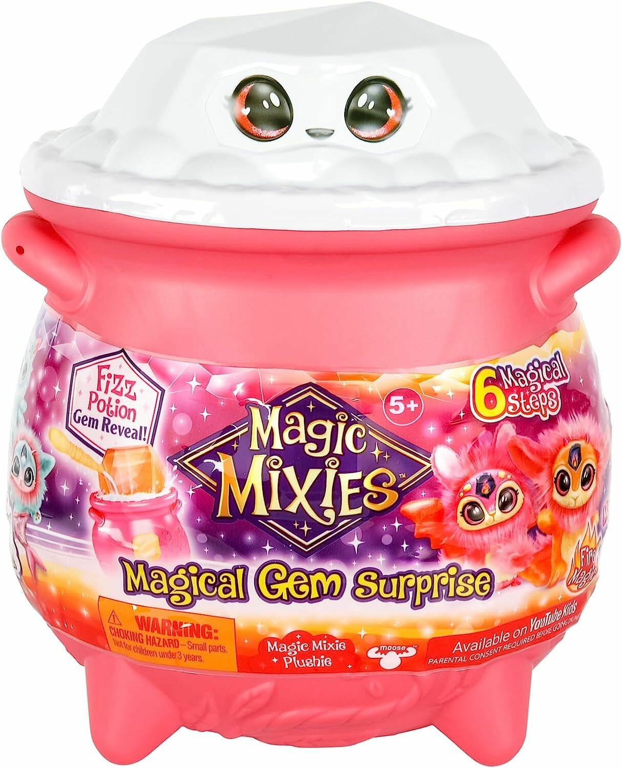 Magic Mixies Средний котел Magical Gem Surprise розовый