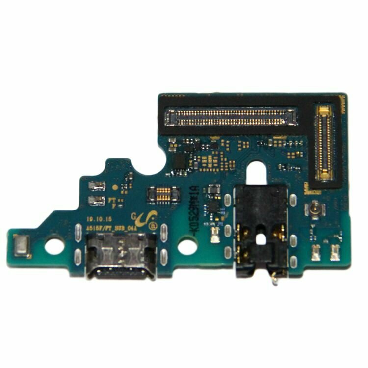 Нижняя плата для Samsung A515F (A51) разъем зарядки/гарнитуры/микрофон (AAA+) — фото 4