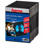 Коробка HAMA на 1CD/DVD H-51182 Jewel Case черный (упак:25шт) - изображение