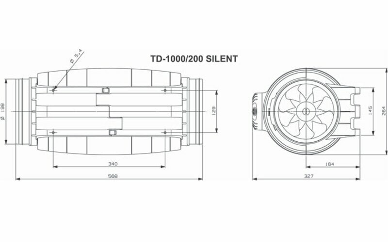 Канальный вентилятор SOLER&PALAU Soler & Palau TD1300/250 SILENT - фотография № 18