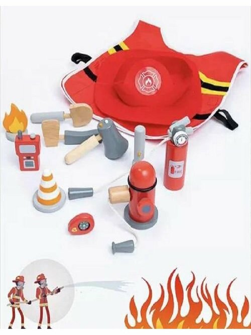 Набор деревянный игровой пожарный спасатель