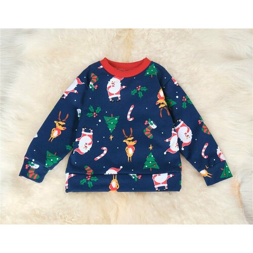 Свитшот Barosha Kids, размер 122, синий