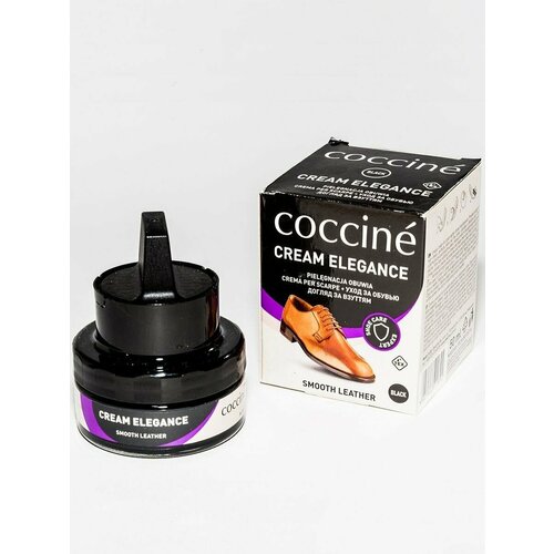Крем для обуви из гладкой кожи Coccine, черный, 50 мл