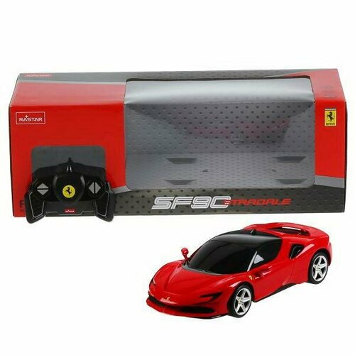 Машина р у 1:14 Ferrari SF90 Stradale, цвет красный 97300 машина р у 1 14 ferrari sf90 stradale цвет красный