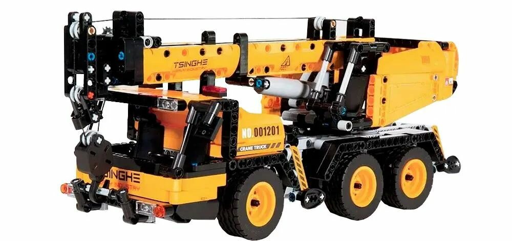 фото Конструктор Xiaomi Onebot Engineering Crane Truck (OBGCD56AIQI) Жёлтый