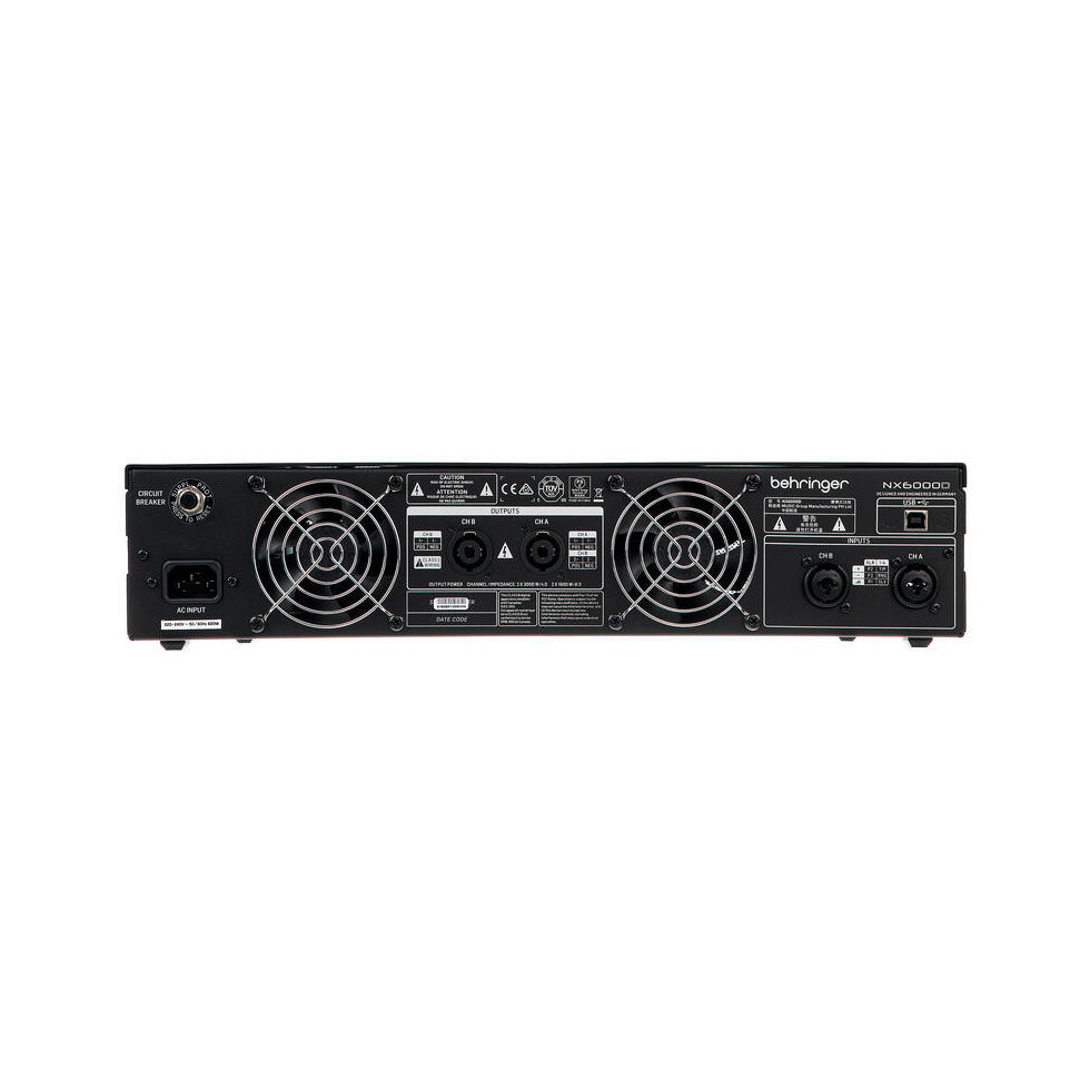 Усилитель мощности BEHRINGER NX6000D черный - фото №11