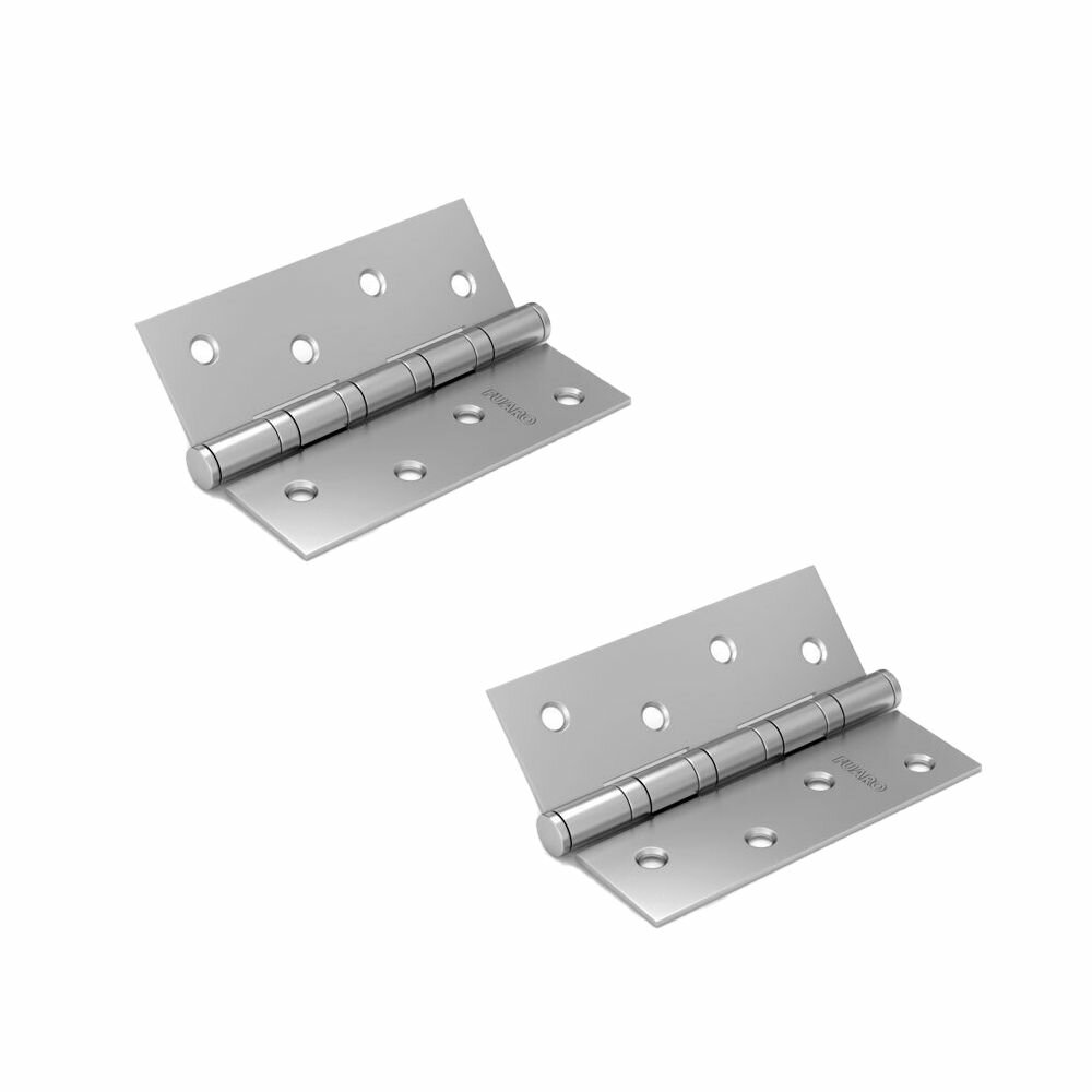 Петля универсальная Fuaro (Фуаро) IN4400U-BL SN (4BB/BL 100x75x2,5), матовый никель, упаковка блистер (комплект 2 штуки)