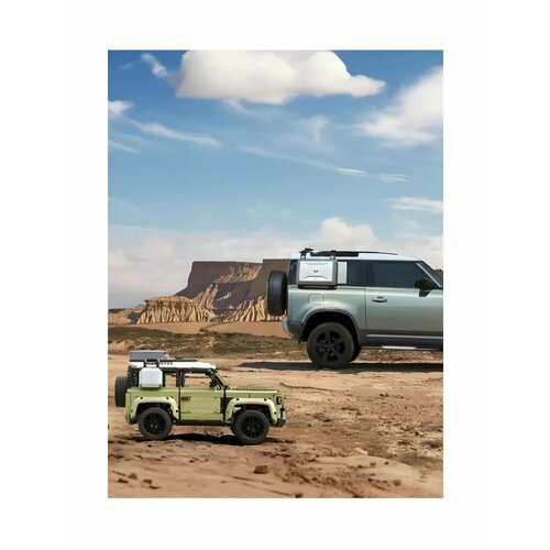 фото Конструктор для мальчика техник машина land rover, 2573 дет./ техник (land rover) quan guan