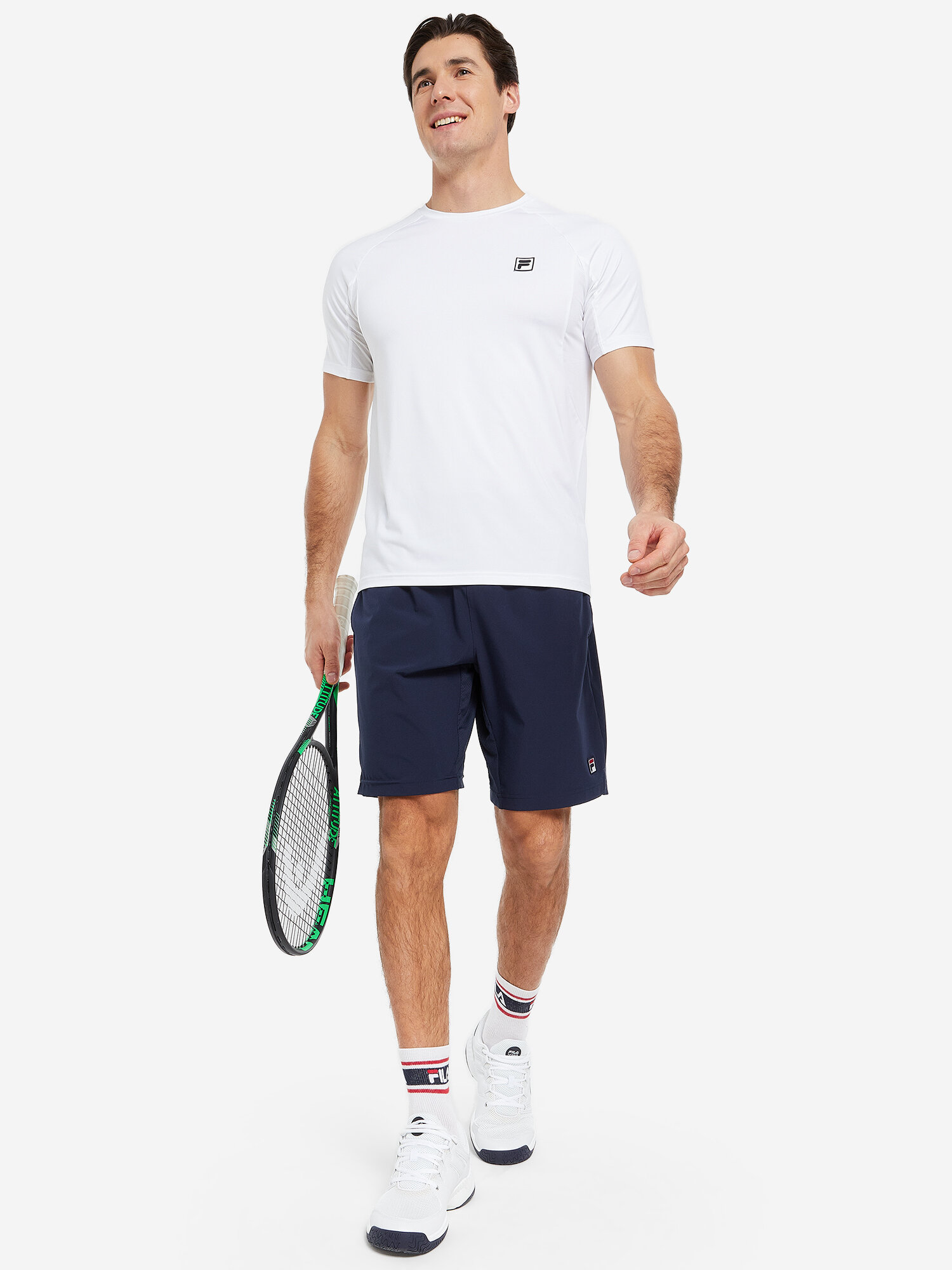 Футболка спортивная Fila, размер 48, белый, — фото 1