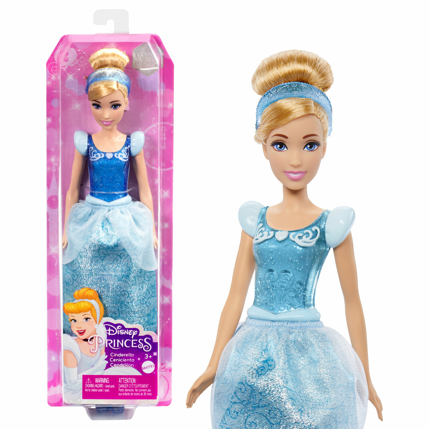 Disney Princess Кукла Mattel Золушка HLW02/HLW06