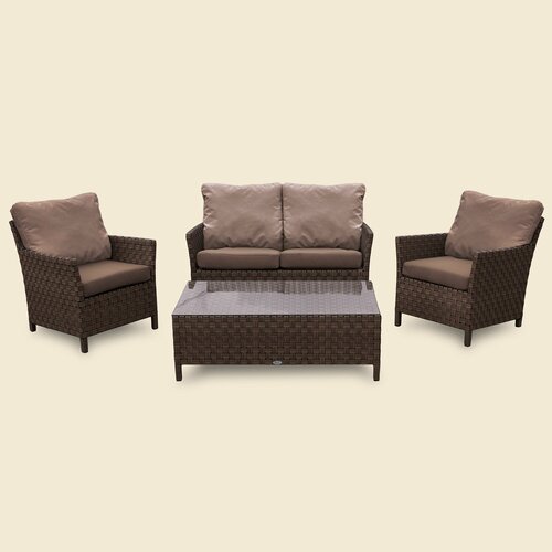 Комплект плетеной мебели из ротанга STILO шоколад 295 155250₽