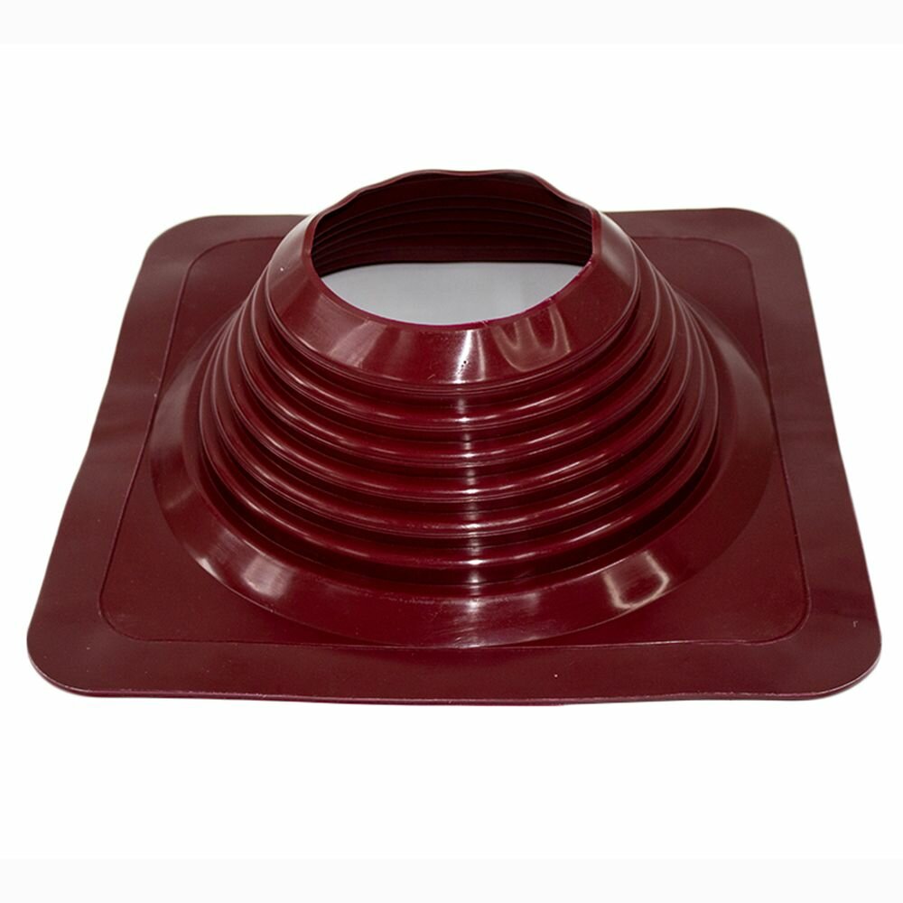 фото Проходка кровельная прямая №8 BORGE ( d 178-330, 425х425mm, RAL 8017 коричневый) , силикон