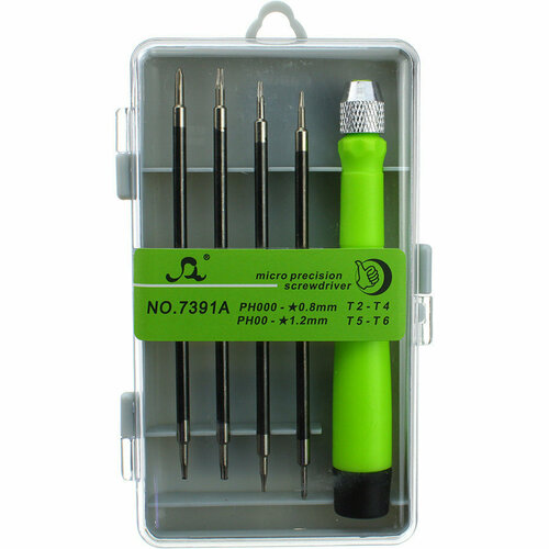 Набор отверток 7391 8 насадок для сотовых 376₽