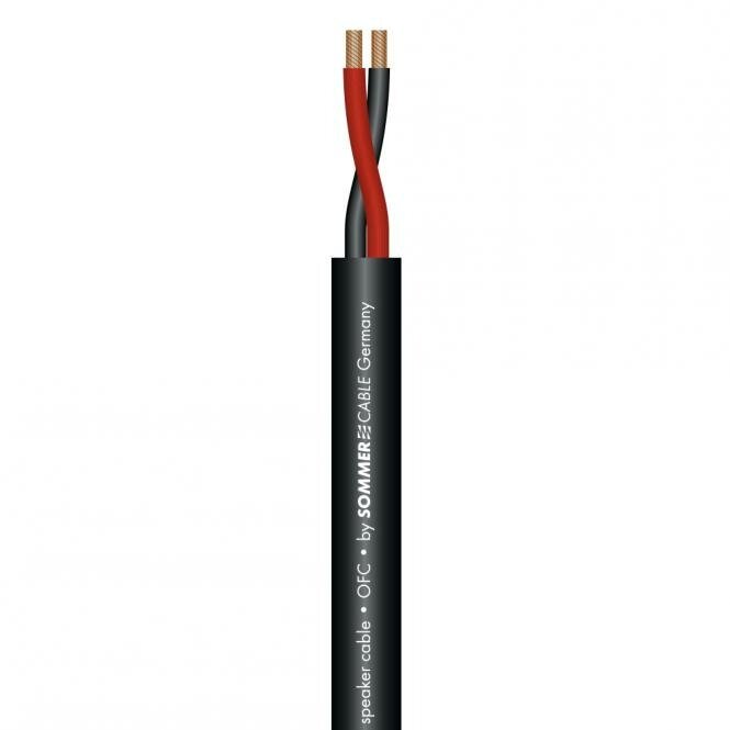 Кабель акустический с катушки двухжильный Sommer Cable 425-0051 Meridian Mobile SP225 Black, 1 м