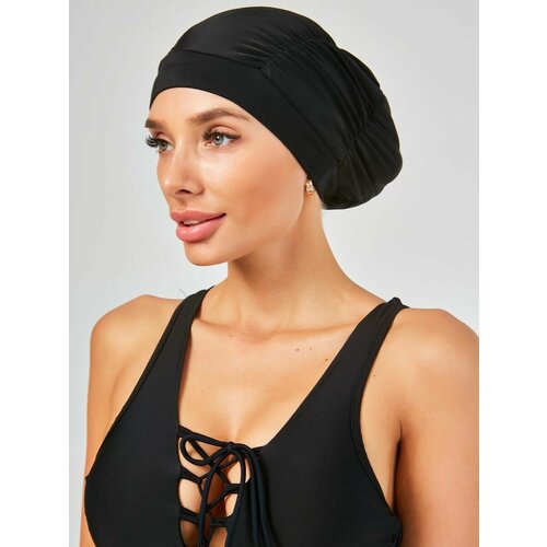 Шапочка для плавания женская для длинных волос в аквазоне GYM TEAM 52-58см