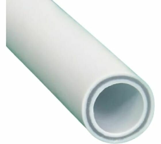 фото Труба RTP PN20, SDR 7.4, армированная стекловолокном, цвет слоя серый D 20х2.8 мм, 2 м 10328